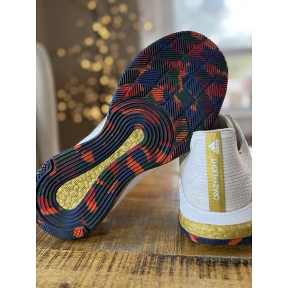 adidas Crazyflight Team Volleyball Womens Size 8.5 M Sneaker Athletic Shoe GY92 - Picture 6 of 7